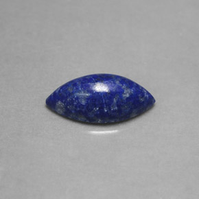 Lapislázuli azul natural de 1,54 ct, marquesa, opaco