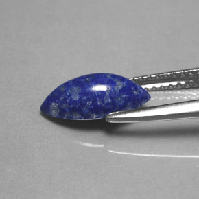 Lapislázuli azul natural de 1,54 ct, marquesa, opaco
