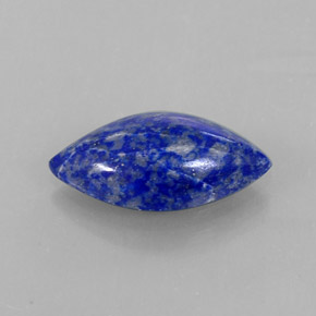 Lapislázuli azul natural de 3,29 ct, marquesa, opaco
