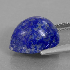 Lapislázuli azul natural de 3,51 ct, en forma de pera, opaco