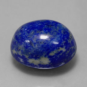 Lapislázuli azul natural de 25,84 ct, corte óvalo, opaco