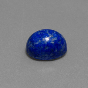 Lapislázuli azul natural de 2,91 ct, corte óvalo, opaco