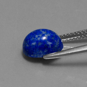 Lapislázuli azul natural de 2,91 ct, corte óvalo, opaco