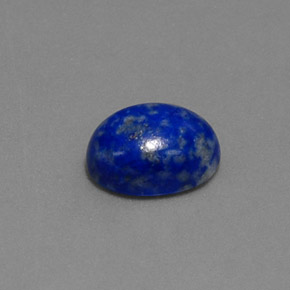 Lapislázuli azul natural de 2,30 ct, corte óvalo, opaco