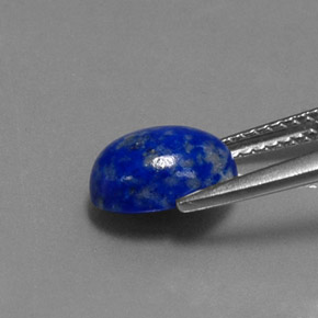 Lapislázuli azul natural de 2,30 ct, corte óvalo, opaco