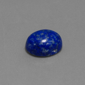 Lapislázuli azul natural de 2,17 ct, corte óvalo, opaco
