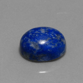 Lapislázuli azul natural de 3,70 ct, corte óvalo, opaco