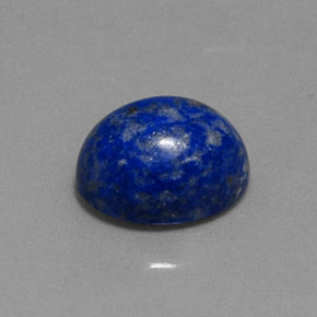 Lapislázuli azul natural de 3,46 ct, corte óvalo, opaco