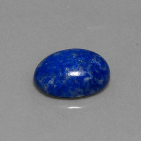 Lapislázuli azul natural de 2,15 ct, corte óvalo, opaco