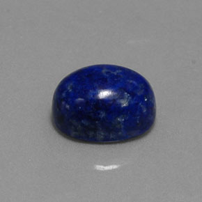 Lapislázuli azul natural de 2,89 ct, corte óvalo, opaco