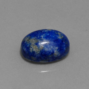 Lapislázuli azul natural de 2,92 ct, corte óvalo, opaco