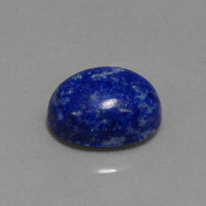 Lapislázuli azul natural de 3,23 ct, corte óvalo, opaco
