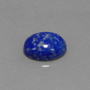 Lapislázuli azul natural de 1,67 ct, corte óvalo, opaco