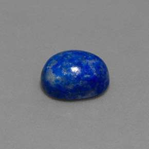 Lapislázuli azul natural de 2,50 ct, corte óvalo, opaco