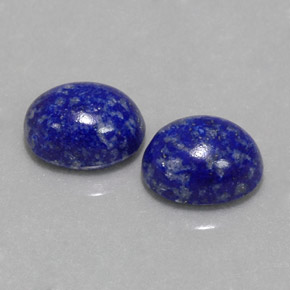 Gemas de lapislázuli azul natural de  ct, corte óvalo, opaco