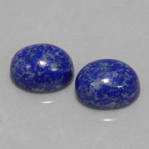 Gemas de lapislázuli azul natural de  ct, corte óvalo, opaco