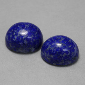 Gemas de lapislázuli azul natural de  ct, corte óvalo, opaco