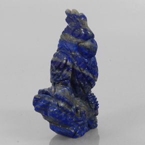 Lapislázuli azul natural de 59,27 ct, forma elegante, opaco