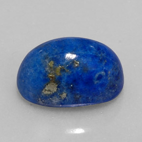 Lapislázuli azul natural de 5,85 ct, corte óvalo, opaco