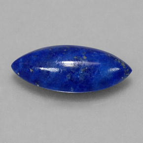 Lapislázuli azul natural de 2,84 ct, marquesa, opaco
