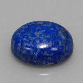 Lapislázuli azul natural de 5,86 ct, corte óvalo, opaco