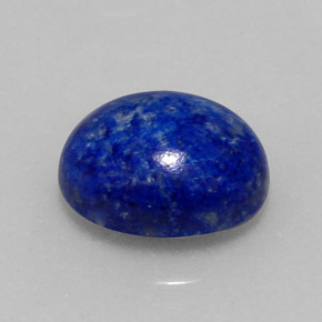 Lapislázuli azul natural de 4,01 ct, corte óvalo, opaco