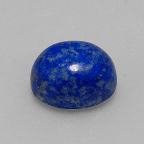 Lapislázuli azul natural de 4,08 ct, corte óvalo, opaco