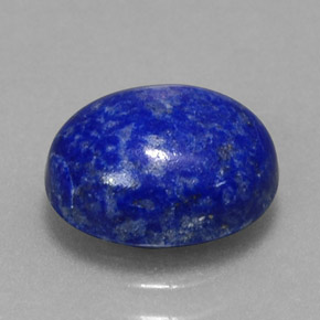 Lapislázuli azul natural de 3,13 ct, corte óvalo, opaco