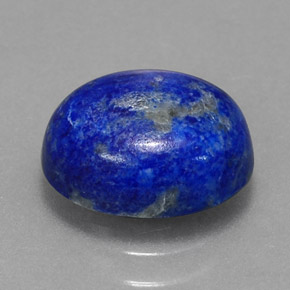 Lapislázuli azul natural de 3,07 ct, corte óvalo, opaco