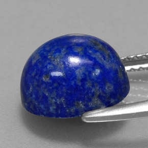 Lapislázuli azul natural de 4,27 ct, corte óvalo, opaco