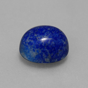 Lapislázuli azul natural de 3,87 ct, corte óvalo, opaco