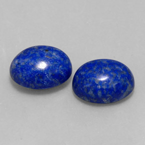 Gemas de lapislázuli azul natural de  ct, corte óvalo, opaco
