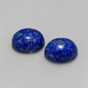Gemas de lapislázuli azul natural de  ct, corte óvalo, opaco