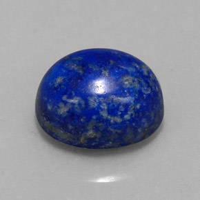 Lapislázuli azul natural de 6,59 ct, corte óvalo, opaco