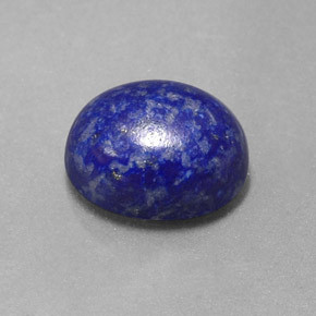Lapislázuli azul natural de 3,62 ct, corte óvalo, opaco