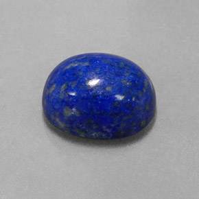 Lapislázuli azul natural de 3,73 ct, corte óvalo, opaco