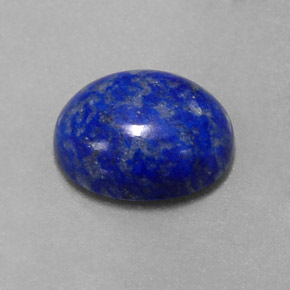 Lapislázuli azul natural de 3,72 ct, corte óvalo, opaco