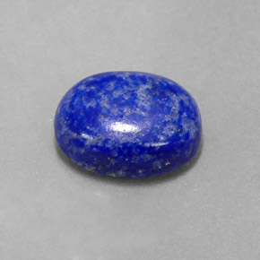 Lapislázuli azul natural de 2,76 ct, corte óvalo, opaco