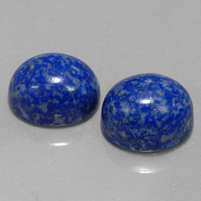 Gemas de lapislázuli azul natural de  ct, corte óvalo, opaco