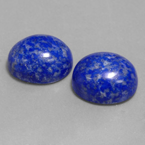 Gemas de lapislázuli azul natural de  ct, corte óvalo, opaco