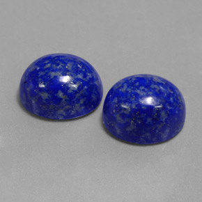 Gemas de lapislázuli azul natural de  ct, corte óvalo, opaco