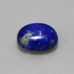 Lapislázuli azul natural de 2,82 ct, corte óvalo, opaco