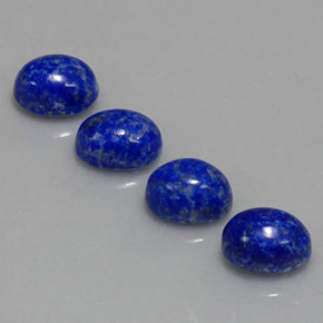 Gemas de lapislázuli azul natural de  ct, corte óvalo, opaco