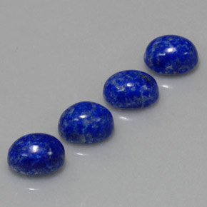 Gemas de lapislázuli azul natural de  ct, corte óvalo, opaco