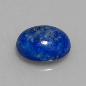 Lapislázuli azul natural de 3,04 ct, corte óvalo, opaco