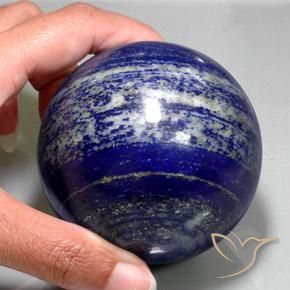Lapislázuli Azul marino natural de 3000.00 ct, Esfera / Bola, Opaco