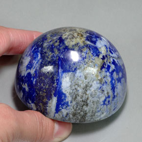 Lapislázuli azul natural de 1173,62 ct, corte óvalo, opaco