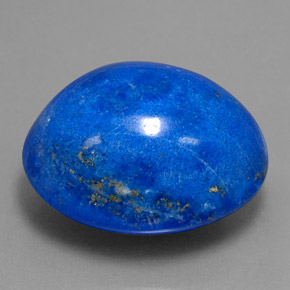 Lapislázuli azul natural de 29,54 ct, corte óvalo, opaco