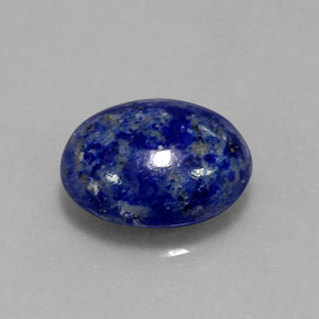Lapislázuli azul natural de 3,49 ct, corte óvalo, opaco