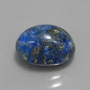 Lapislázuli azul natural de 3,52 ct, corte óvalo, opaco